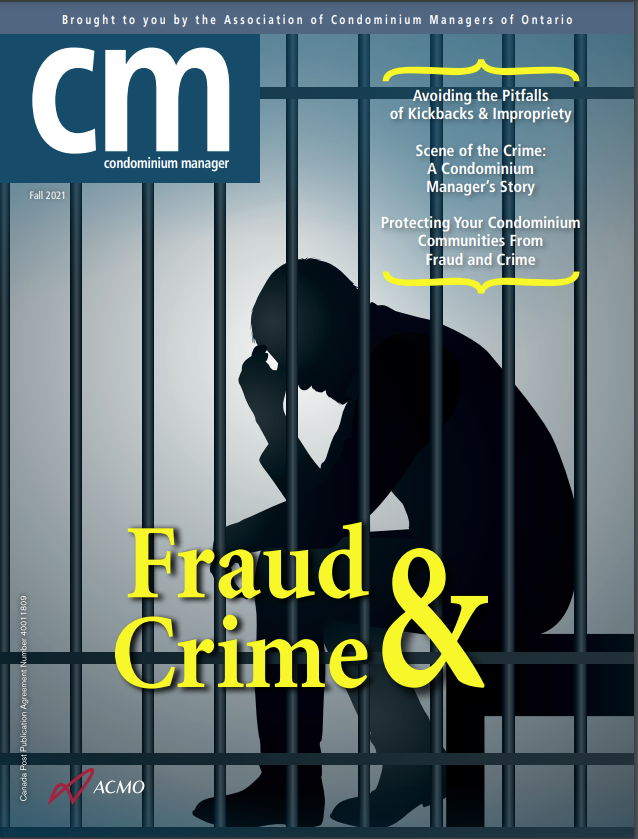 Fraud and crime in condo corporations